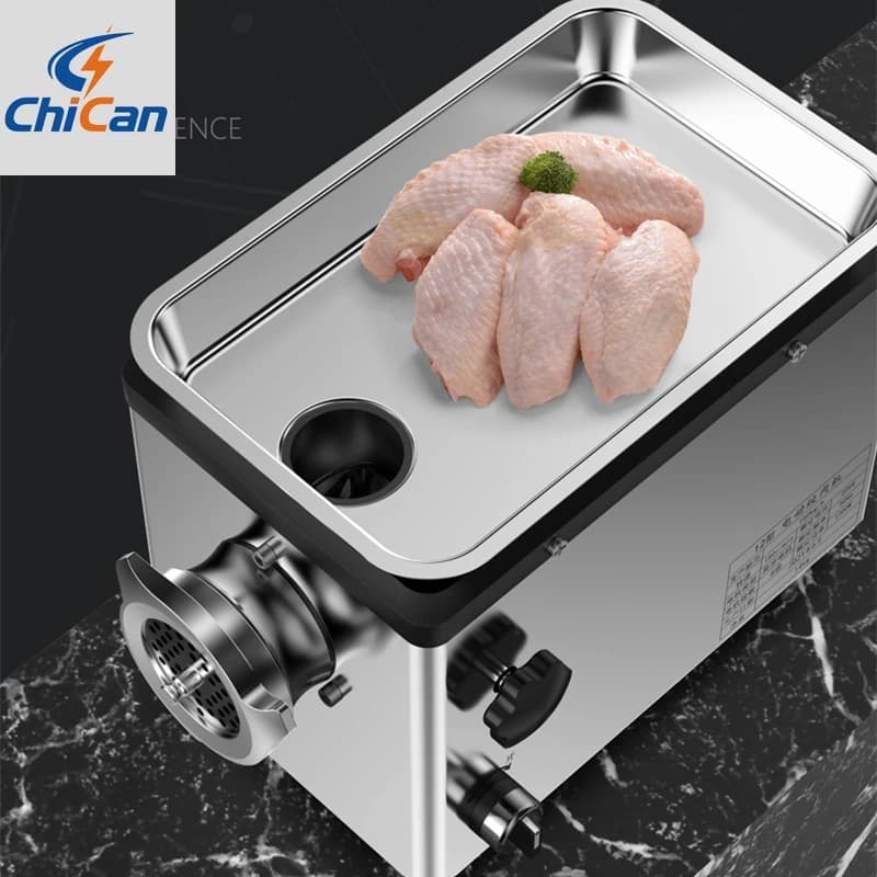 【Hot】Robot da cucina, tritatutto elettrico, frullatore, tritatutto per carne in acciaio inossidabile per uso domestico e commerciale, elettrodomestici 1300