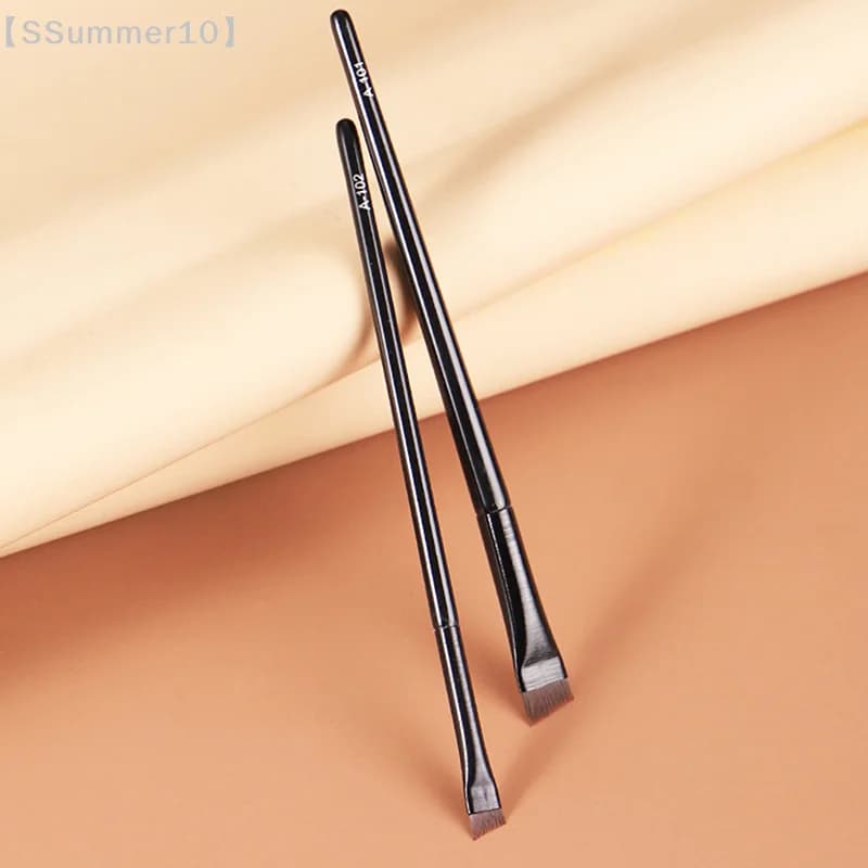 【SSummer10】Pennello per contorno sopracciglia Pennello per eyeliner Pennello professionale piccolo e angolato per trucco【SS】