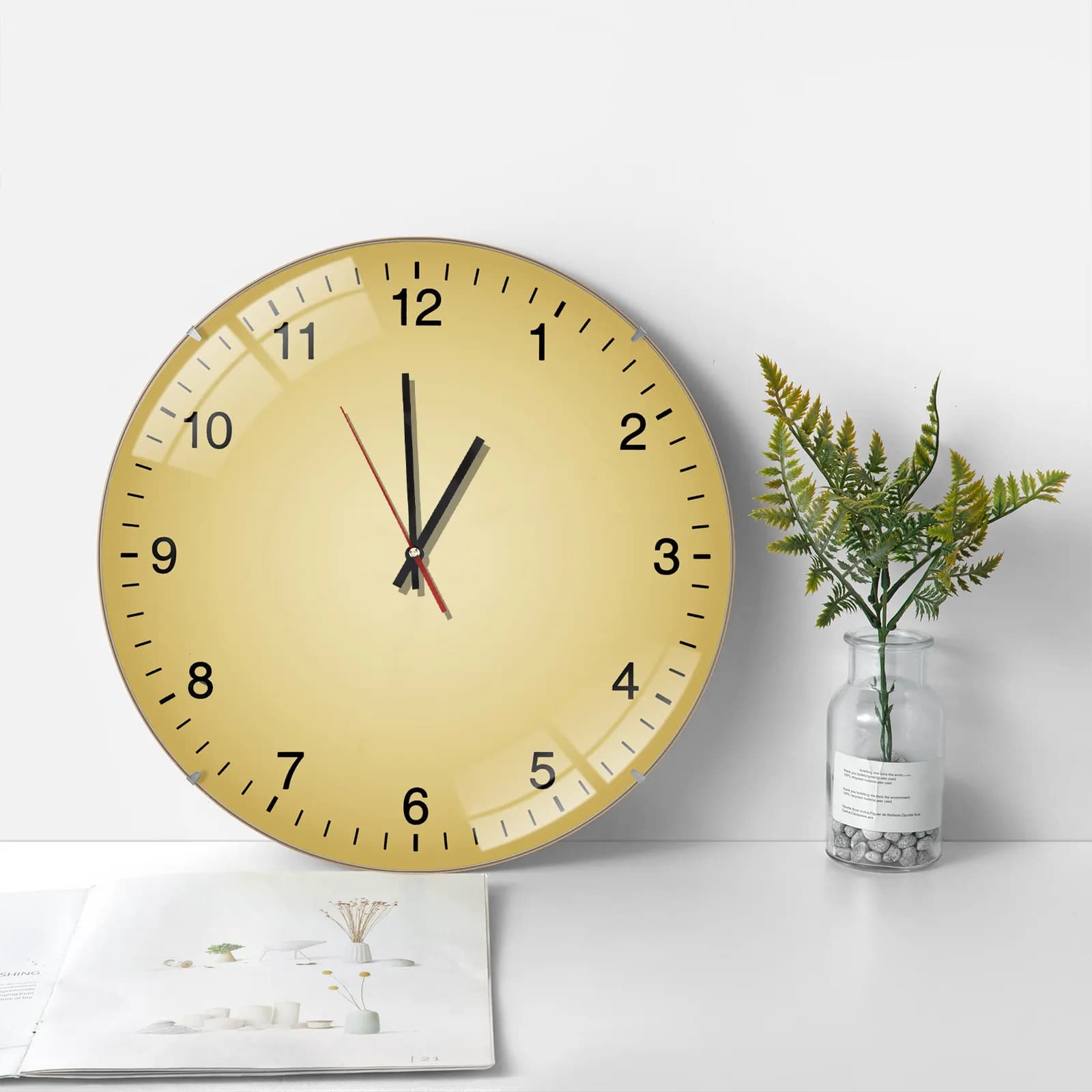 Lancette dell'orologio, puntatori delicati, ricambi decorativi neri per orologi da parete