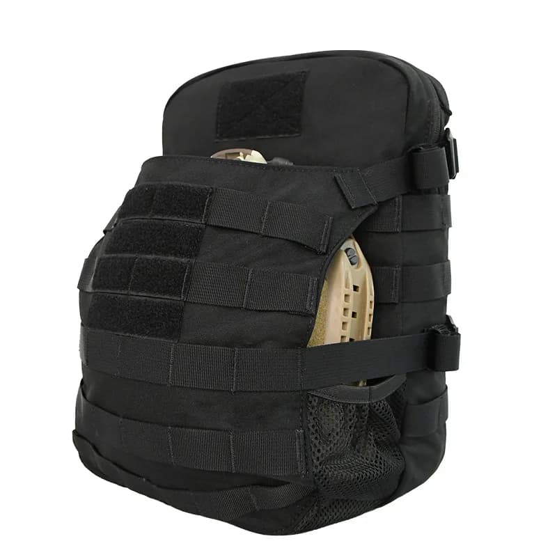 Tactical vest in Nylon 500D with hydraulic bag, pocket springs, hunting vest, plate holder, bag expandable for helmet, outdoor equipment Airsoft