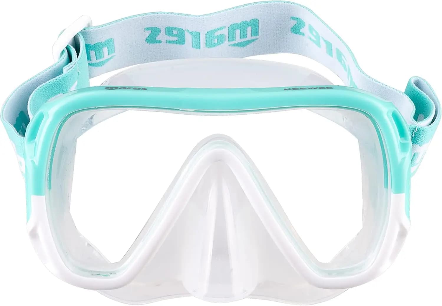 Silicone Underwater Mask with Soft Elastic Strap for Diving, Apnea, Snorkeling and Underwater Fishing