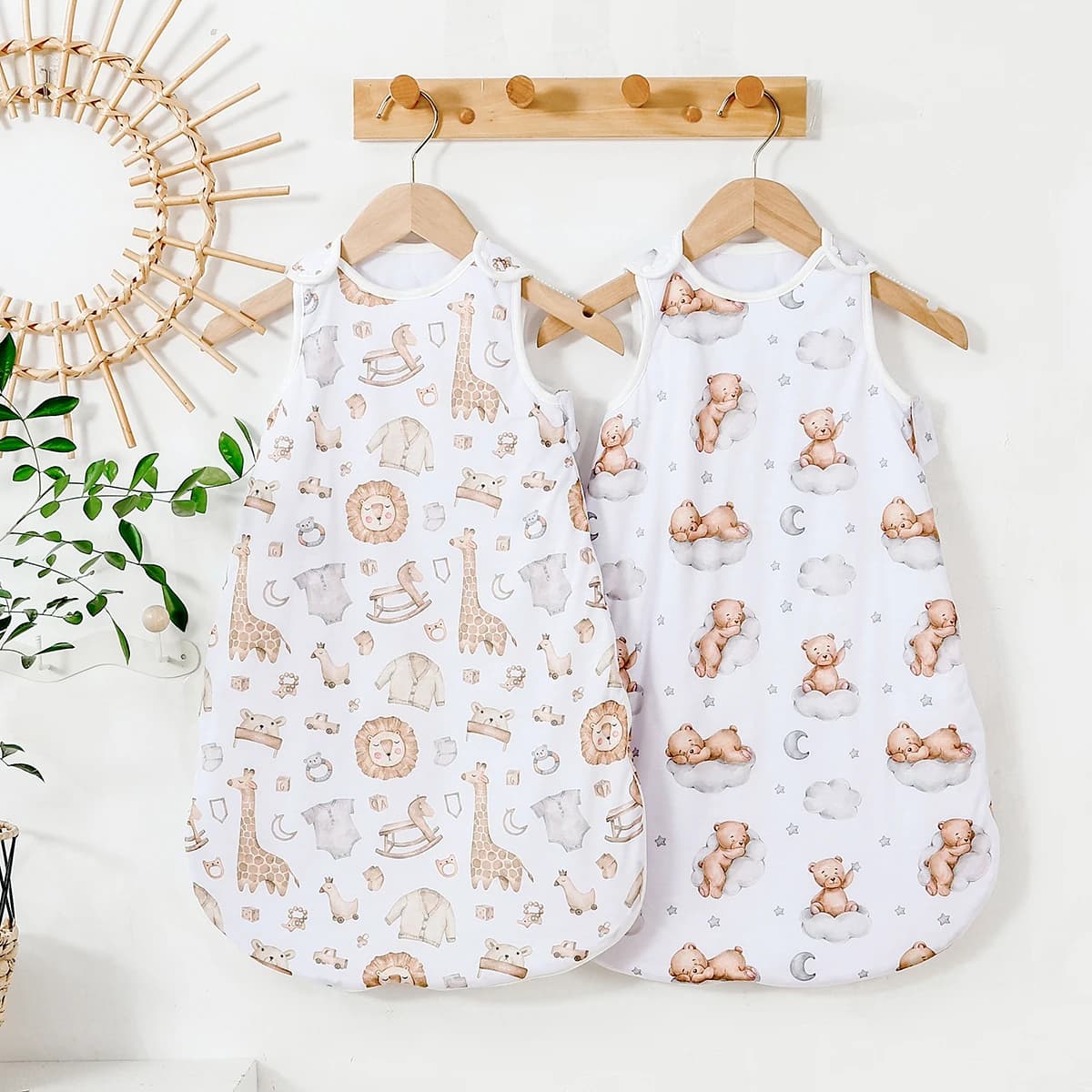 Elinfant 100% polyester warm vest for soft sleeping bag wearable for winter baby