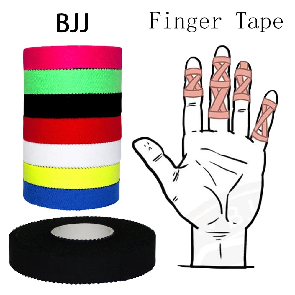 Jiu-Jitsu Benda Elastica Protezione Dito Nastro BJJ Benda Sportiva Nastro Autoadesivo Supporto Logo Personalizzato Dropshipping