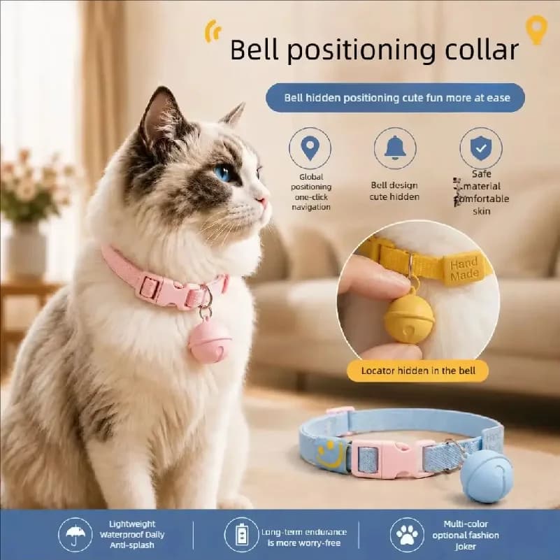 2026 new high-value pet anti-lost artifact cat and dog locator anti-lost waterproof wearable collar pet tracker