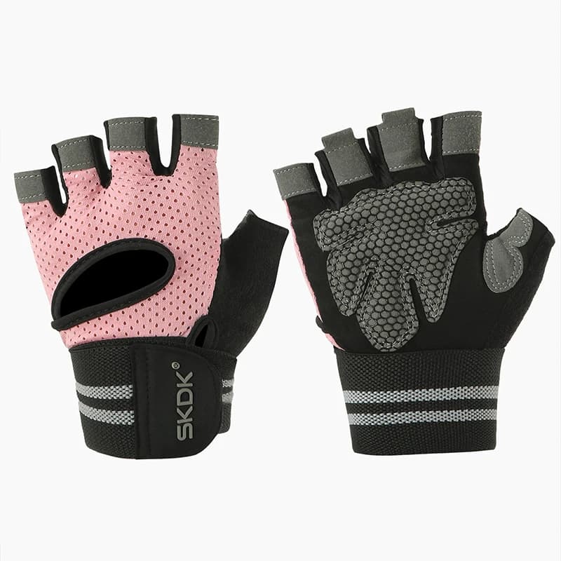 SKDK Half-finger Gloves Breathable Lightweight Suitable Daily Exercise Cycling Gloves Fit Snugly Flexibly Sports Cycling