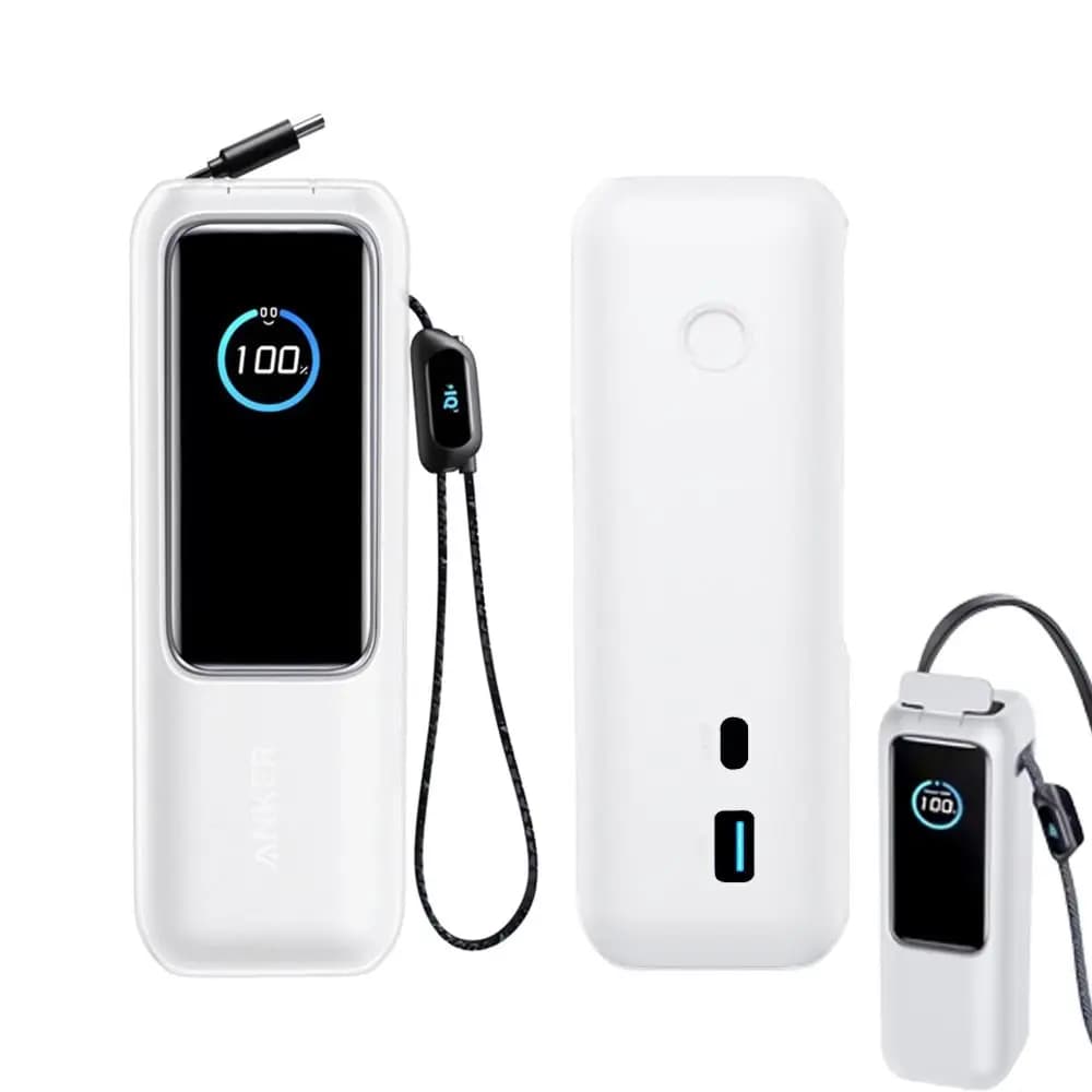 Shockproof Silicone Case Soft Dustproof Protective Cover Portable Protective Case for Anker Zolo Power Bank (25000mAh 165W)