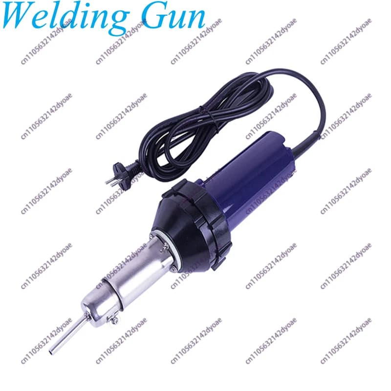 Pistola per Saldatura ad Aria Calda in Plastica da 1600W con Ugello a Punta a Matita e Rullo di Pressione, Kit Pistola Termica 220V per Saldatrice LST1600A