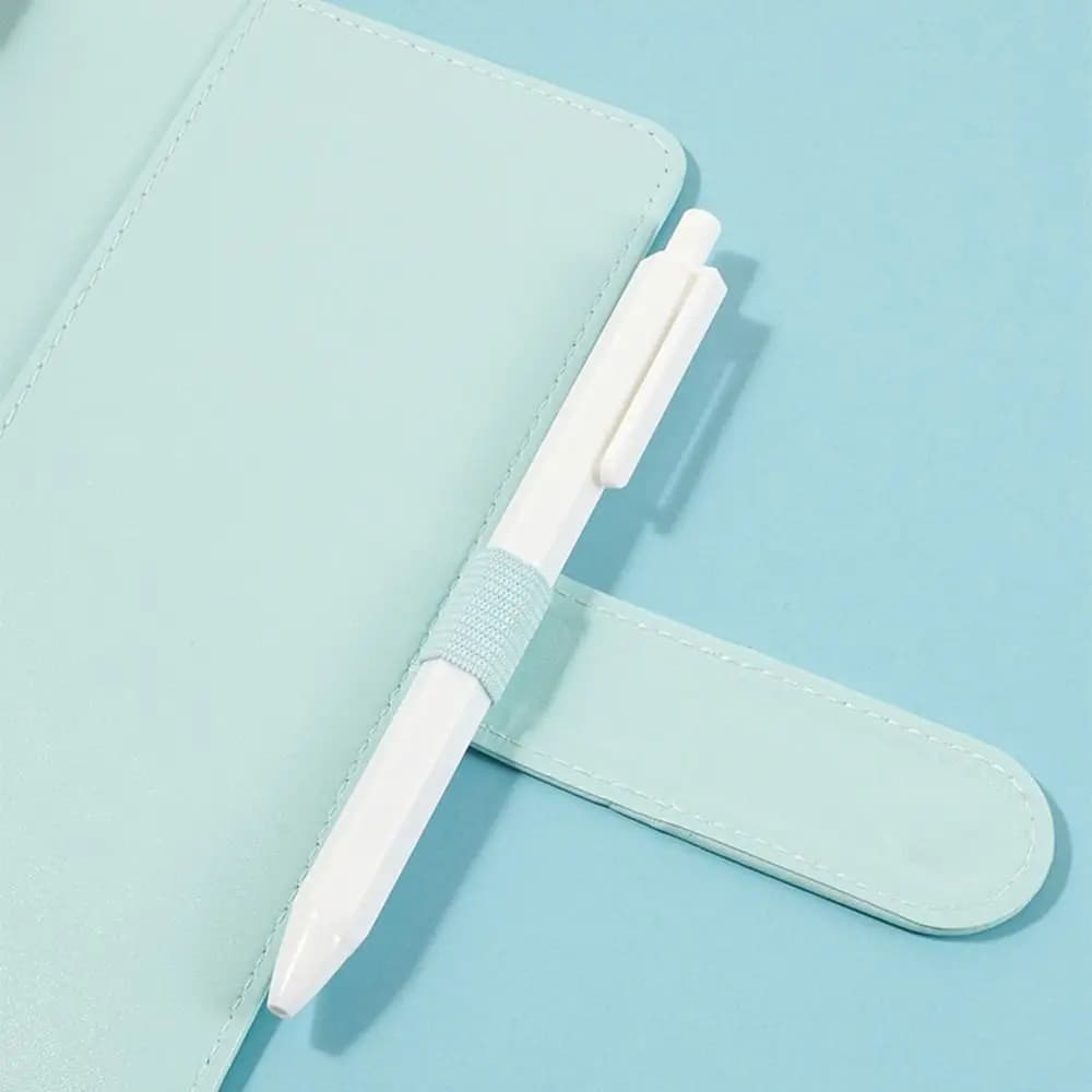 Notebook a fogli mobili in pelle PU Raccoglitore economico portatile A6 Raccoglitore ad anelli in acciaio inossidabile con fibbia magnetica ricaricabile