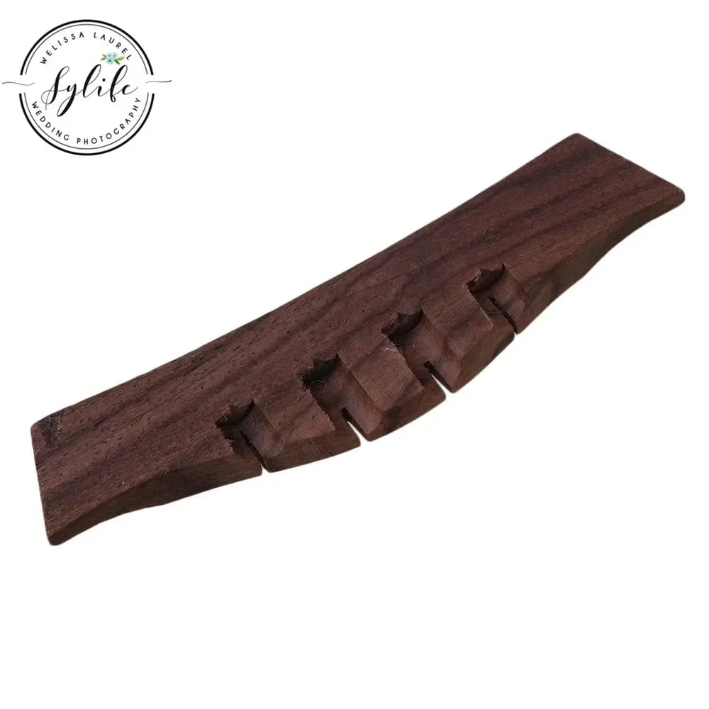 Ponte per ukulele in palissandro da 106 mm per accessori per chitarra a 4 corde