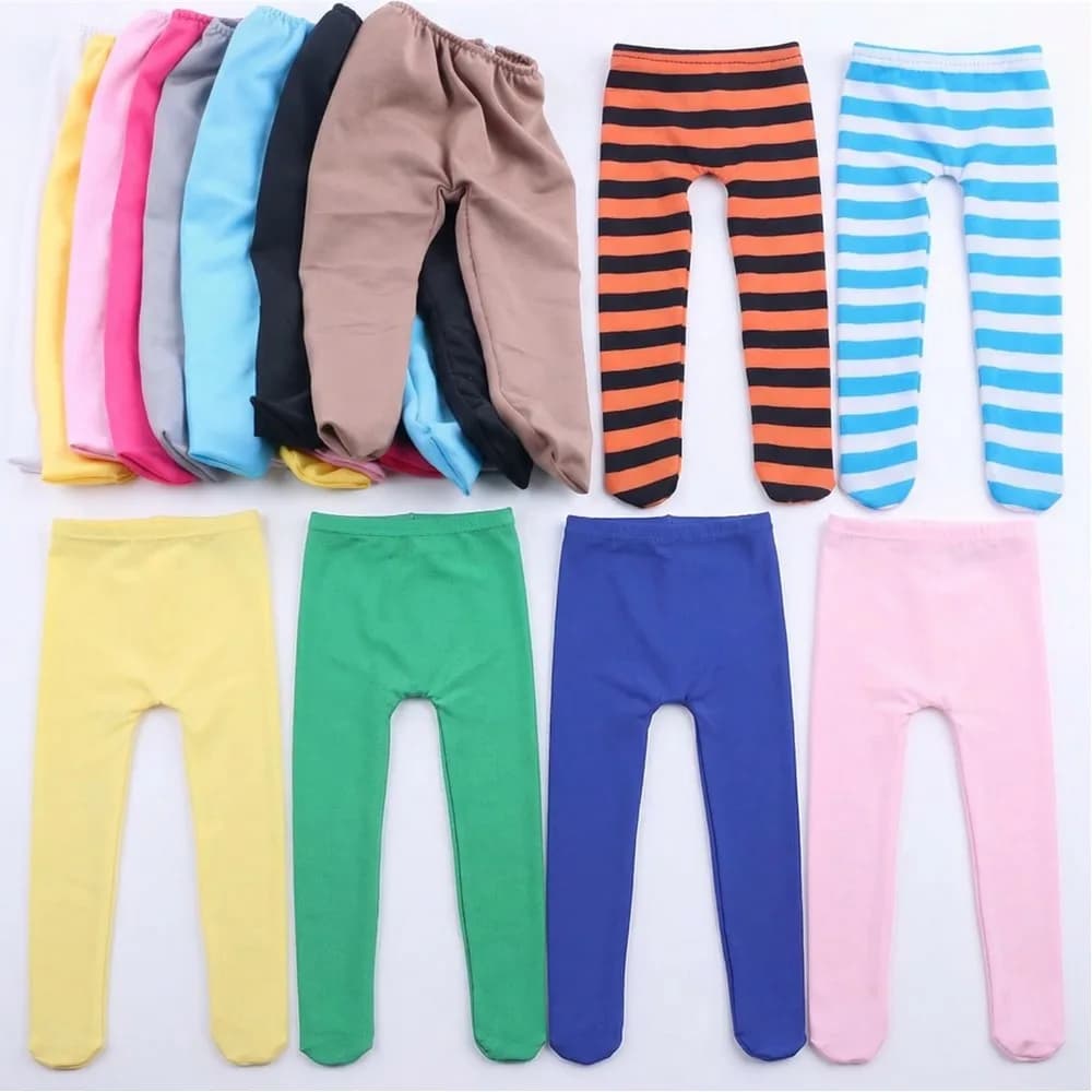 Leggings per bambole da 43 cm, pantaloni per bambole americane da 18 pollici, accessori per vestiti per bambole I migliori regali di Natale e giocattoli per bambini
