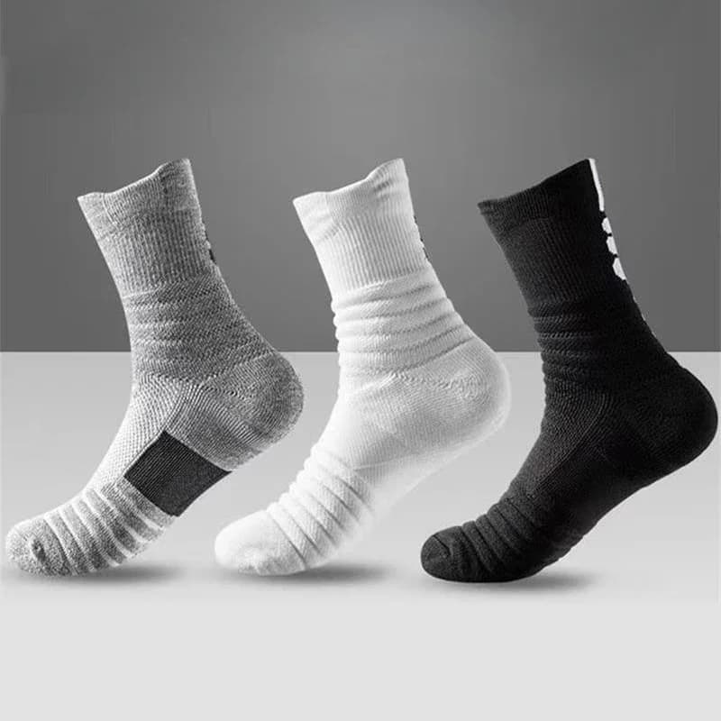 3 pairs/lot men's socks compression socks sport cycling hose breathable elastic hose high breathability moisture