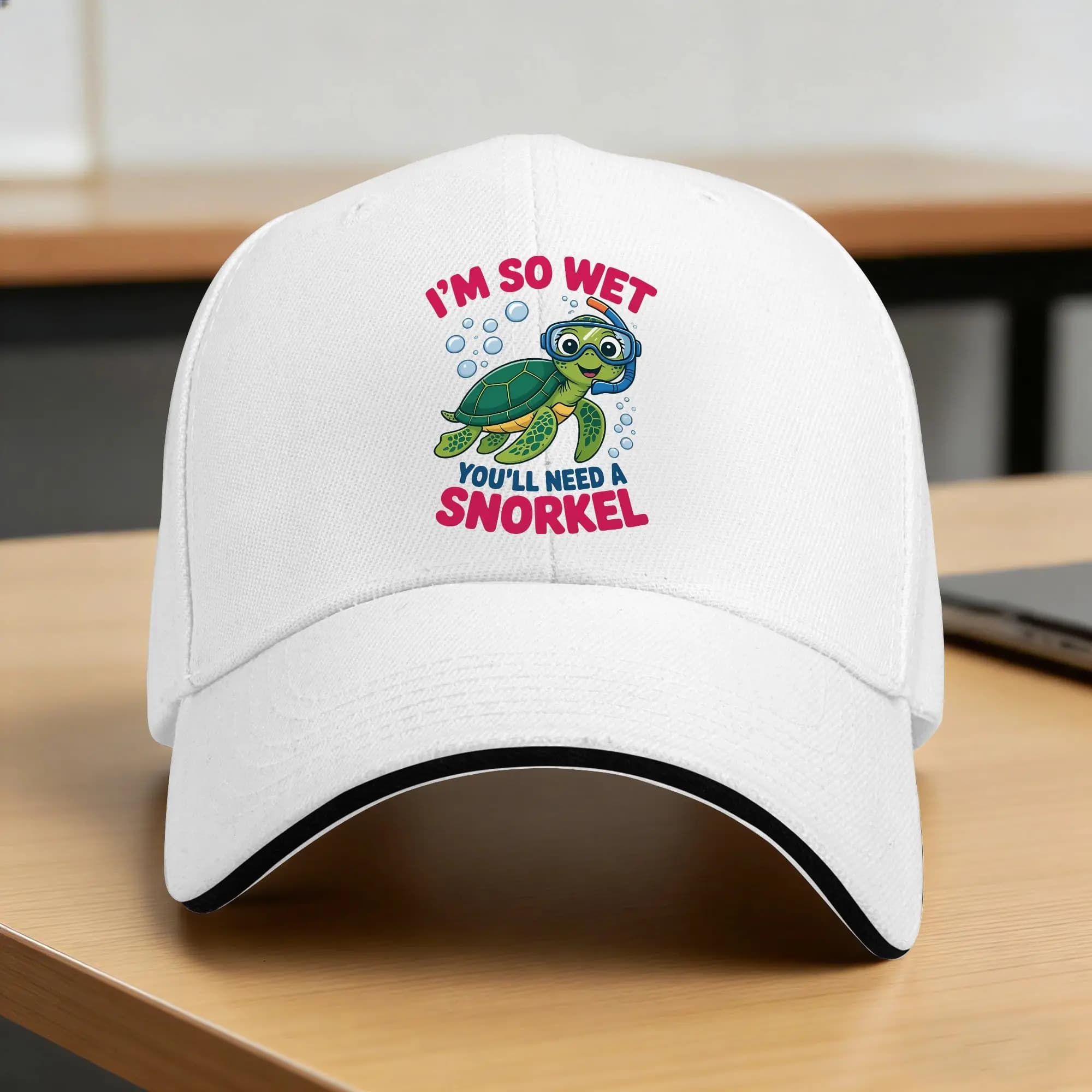 Cappello da Baseball Estivo 'I'm So Wet You'll Need a Snorkel' per Uomo e Donna, Design Hip Hop, Traspirante, Casual, Stile Kpop e Rock