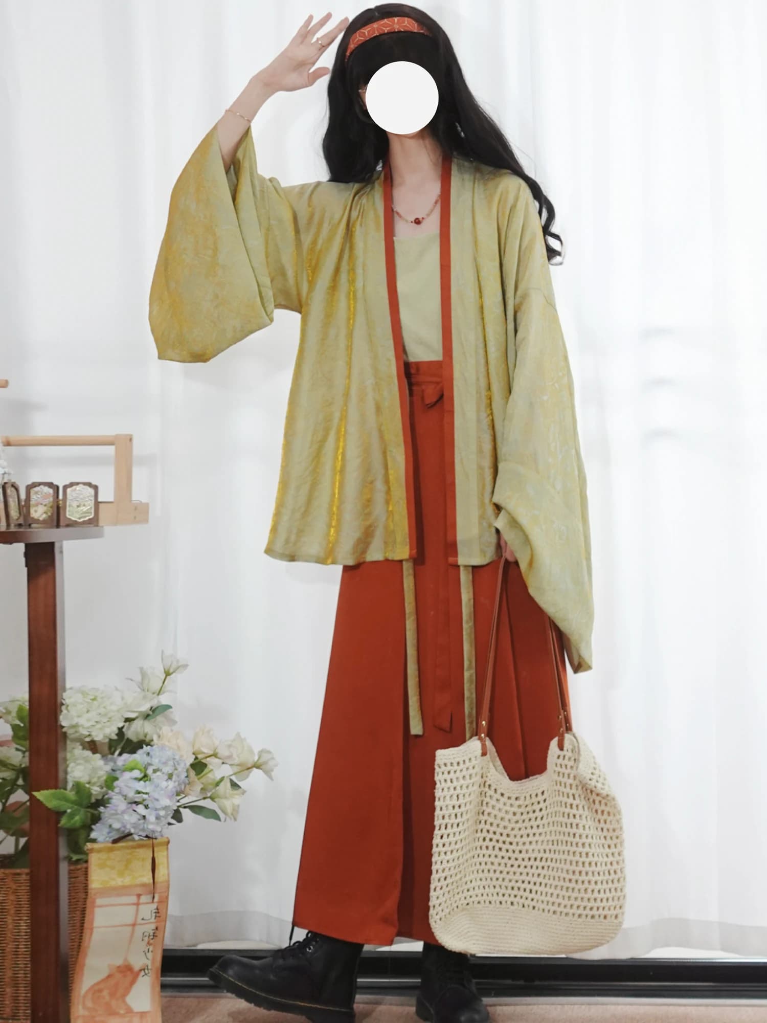 Abito estivo Dreamsanta Flowing Lace Hanfu taglie forti da donna, gonna a otto pezzi per donne formose, abbigliamento quotidiano tradizionale cinese