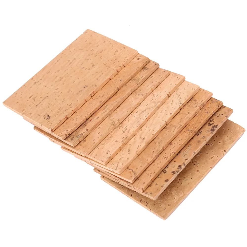 10pcs ​Soft Cork Saxophone Neck Cork Cork Sheet Kit​ ​Universal ​Sax Joint Cork Sheet​ ​Neck Joint Seal​