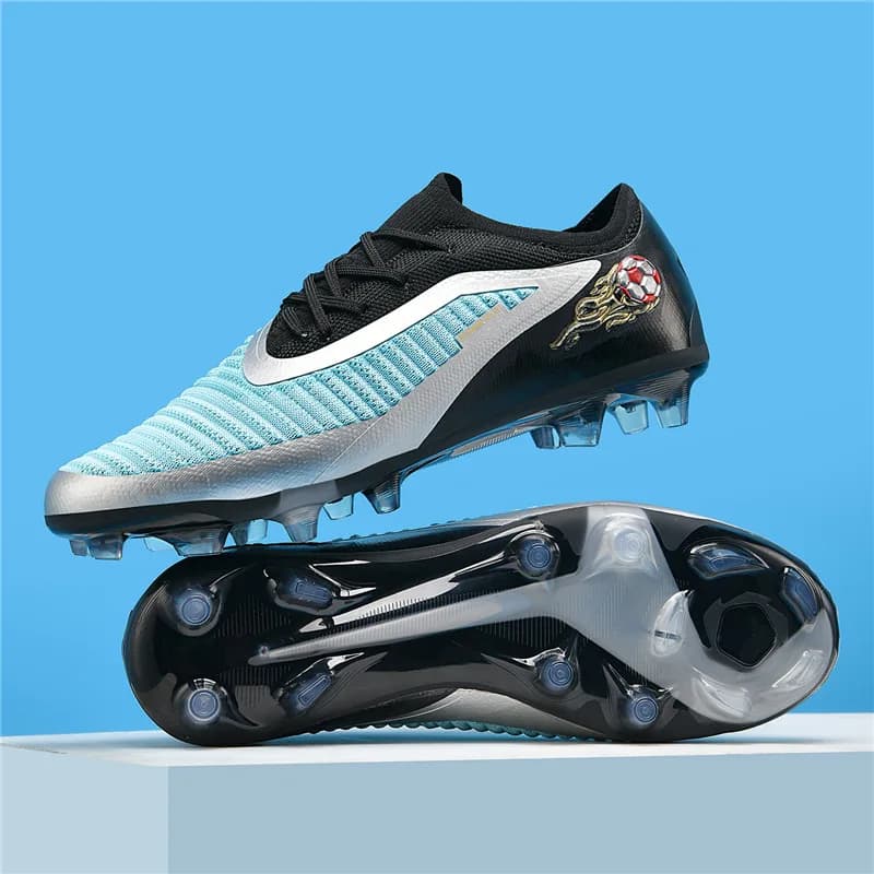 Summer Special Offer - Unlaced Men's Football Shoes for Boys, TF/AG Training Football Sports Shoes, Artificial Grass