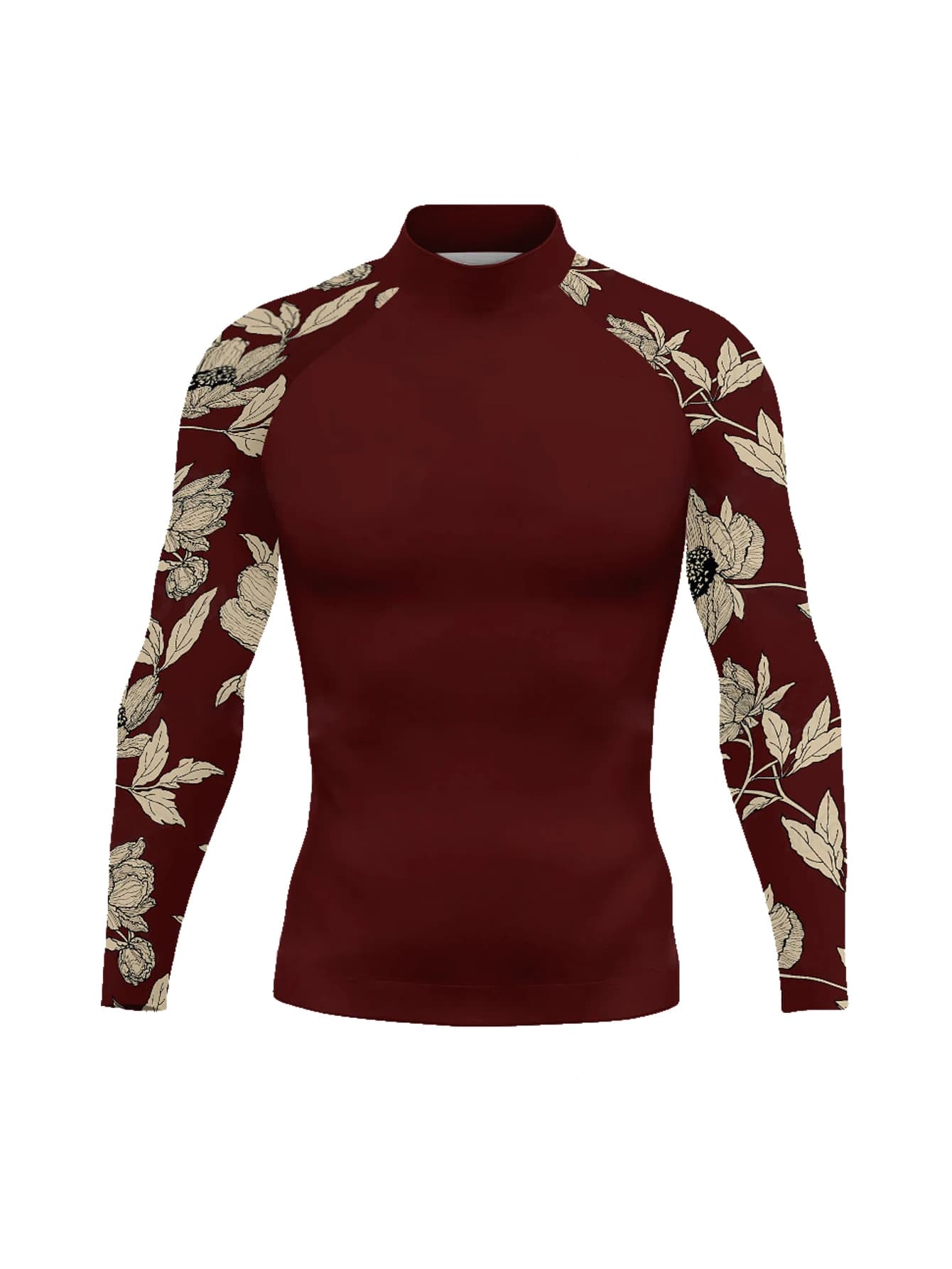 Rashguard Uomo Swim Maniche Lunghe Immersione Protezione UV UPF 50+ Elastico Rash Vest Loose Fit Top Nuoto Asciugatura Rapida