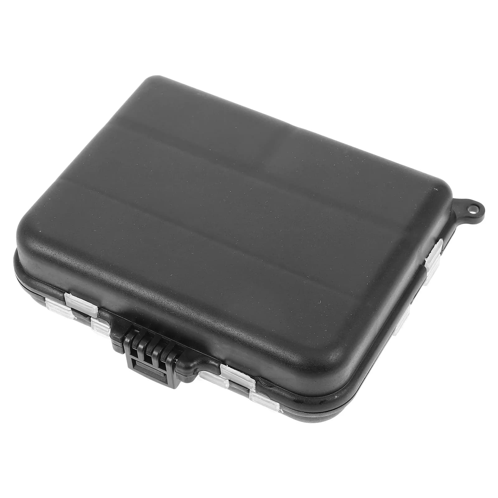 Scatola Porta Attrezzatura da Pesca in Plastica Rigida, Organizer Portatile Multi-Scomparto per Ganci, Esche e Accessori