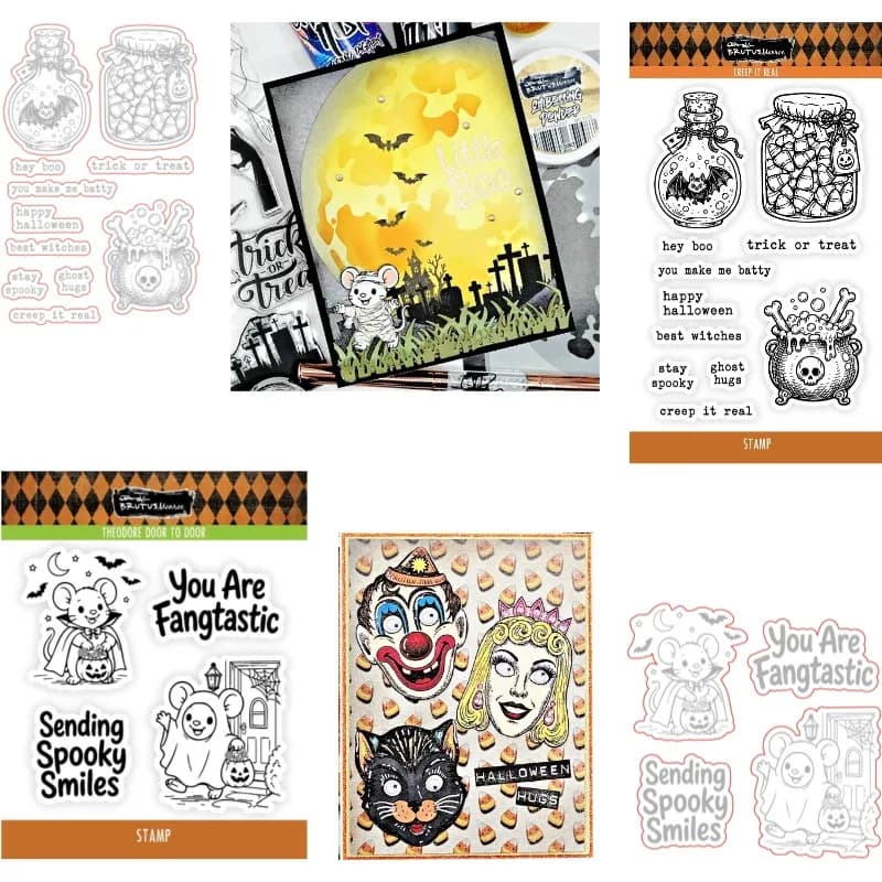 Creep It Real Happy Halloween Stamp And Dies New Arrival 2026 Scrapbook Diary Decoration Stencil Embossing Template DIY Greeting
