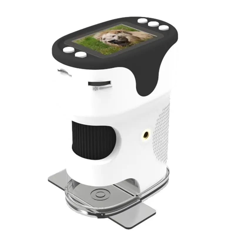 Kit microscopio portatile per bambini, per registrare video e foto, microscopi HD ricaricabili 1000X per studenti principianti