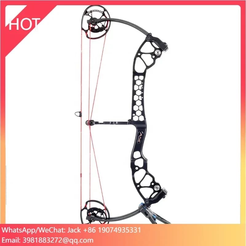 Archery Steel Ball Compound Bow and Arrow Set Aluminum Alloy Riser Outdoor Hunting Shooting Target Practice Beginner Equipment