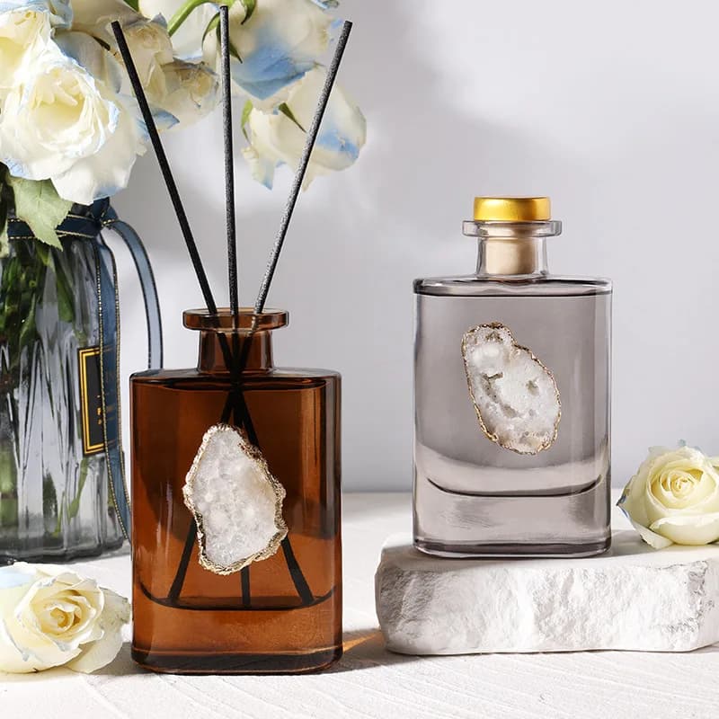 Olio essenziale per aromaterapia da 180 ml, bastoncini di incenso a lunga durata, ovatta senza fuoco, deodorante per ambienti domestici