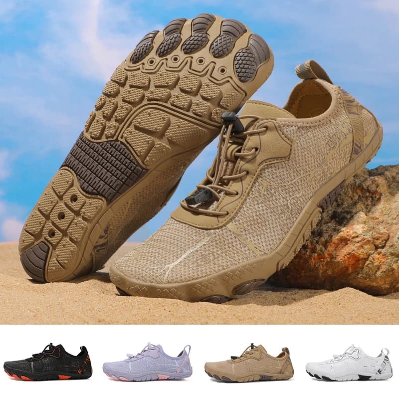 Scarpe Estive da Spiaggia per Uomo, Asciugatura Rapida, Antiscivolo, Traspiranti, Leggere, per Sport Acquatici, Scarpe Barefoot