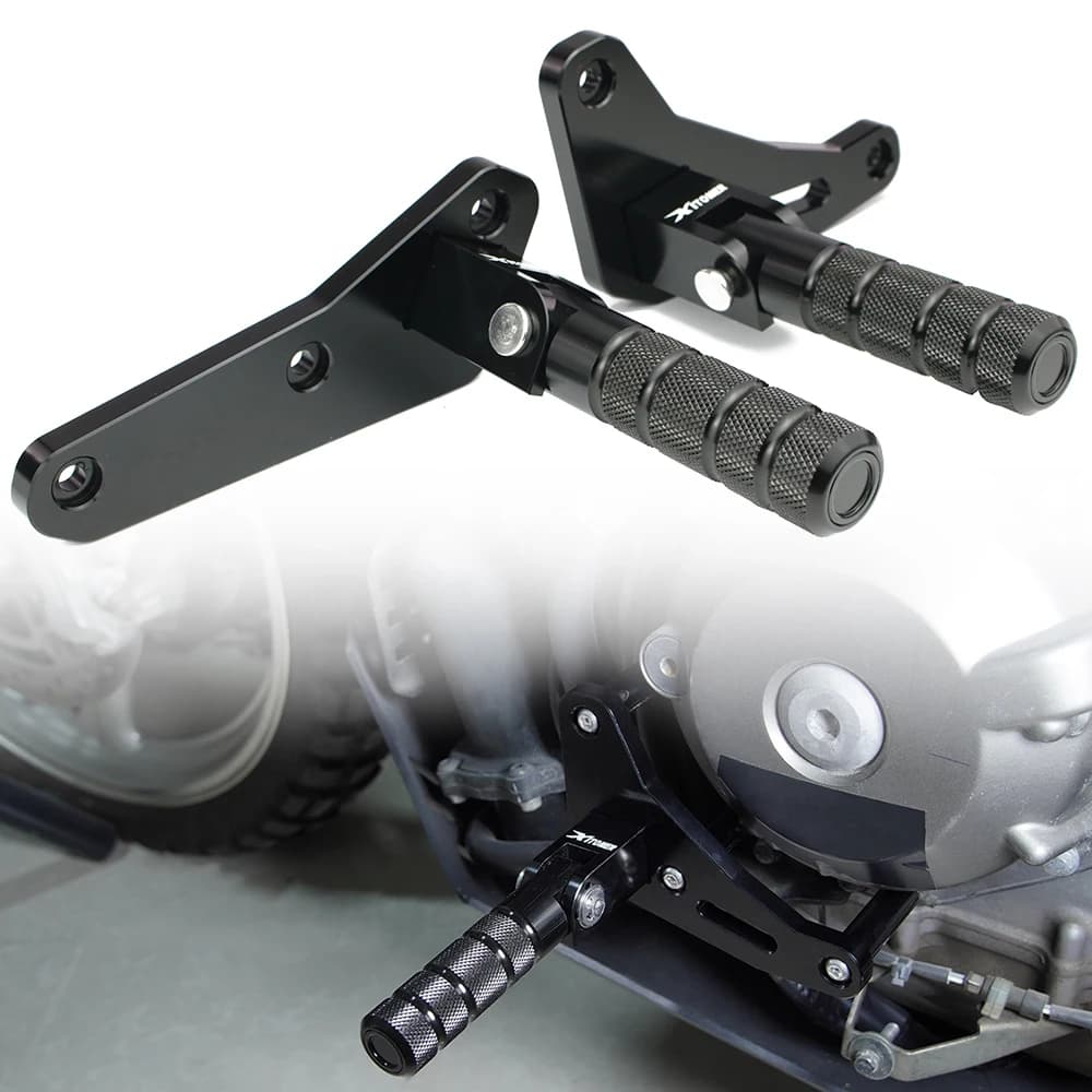 Adatto per Honda XL1000V Varadero 1999-2009 2010 2011 XL 1000 V Kit Poggiapiedi Pieghevoli da Moto per Guidatore