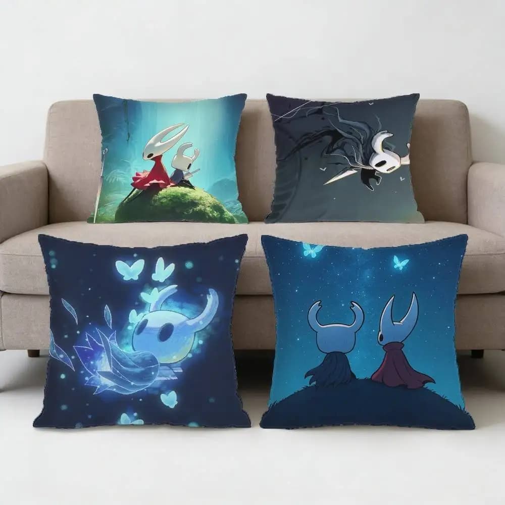 Game H-Hollow K-Knight Pillow Case Sofa Living Room for Bedroom car Headboard Backrest Cushion Square Cushion Nap Time