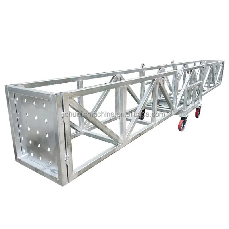 Length 6 m with design lifting ring for aluminum pipes and profile of iron pipes Pipe transport processing Dedicated billing trolley