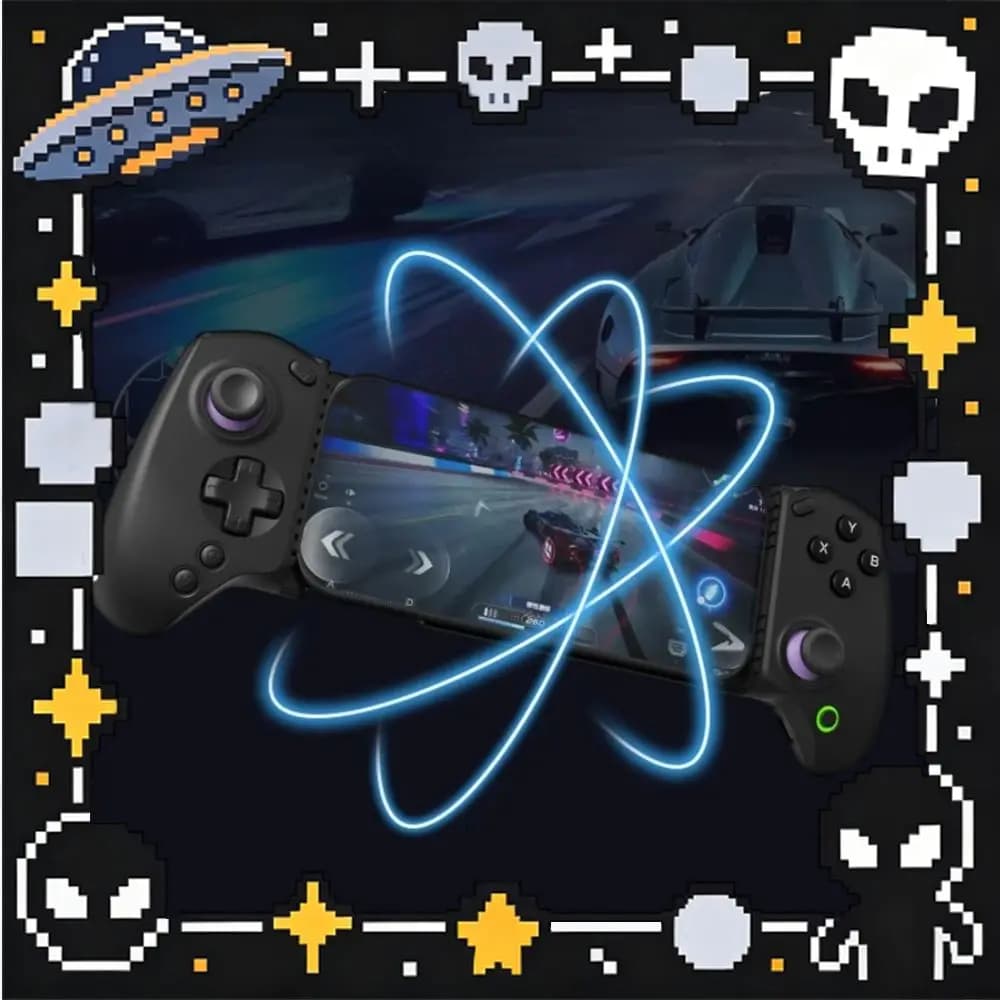 Nuovo Controller di Gioco Mobile Abxylute S8 Estensibile per Tablet, Tipo-C Bluetooth, Simulatore di Streaming Mobile, Accessorio per Cloud Gaming