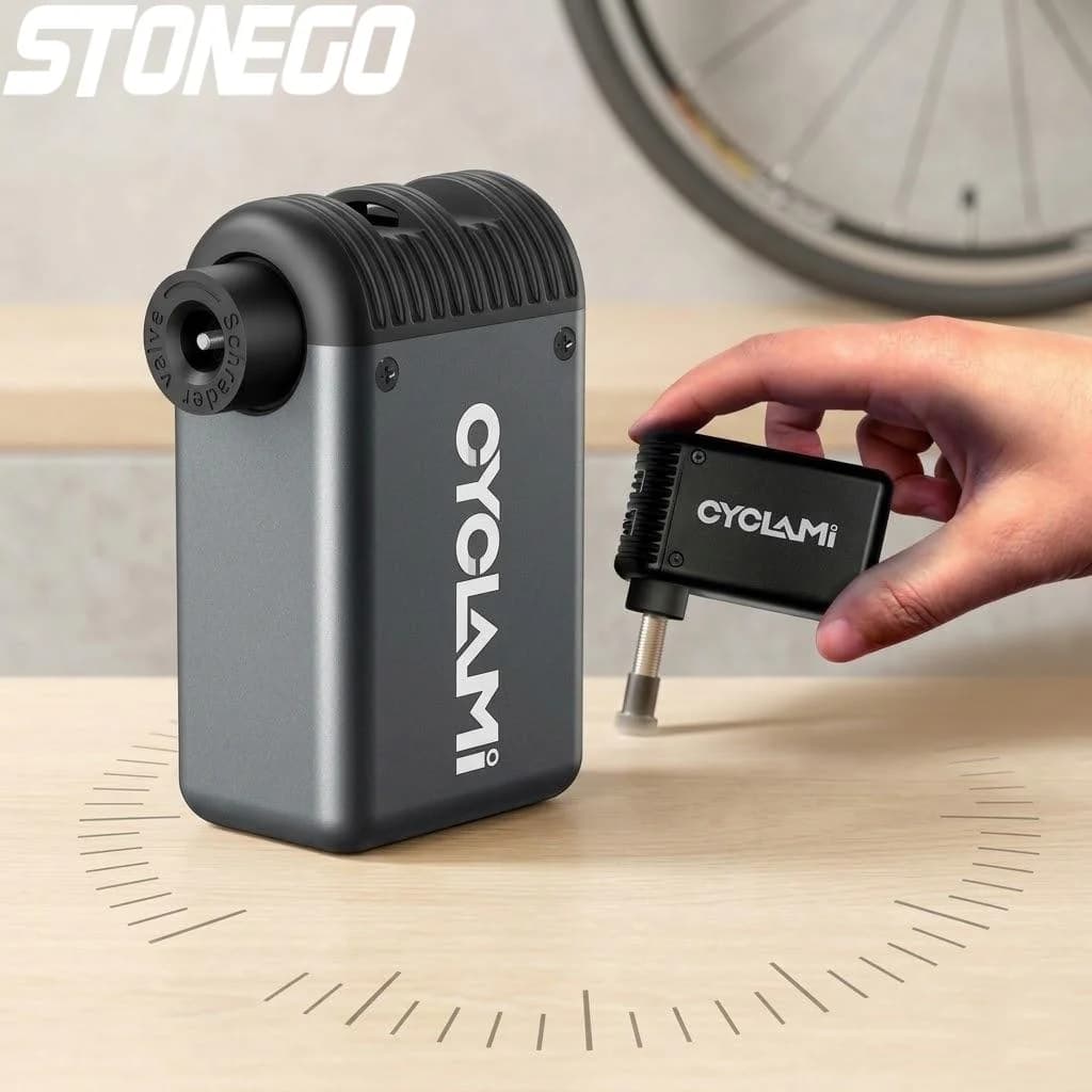Pompa d'Aria Elettrica Portatile ad Alta Pressione per Biciclette, Accessori Sportivi per Ciclismo, Pompa Gonfiabile