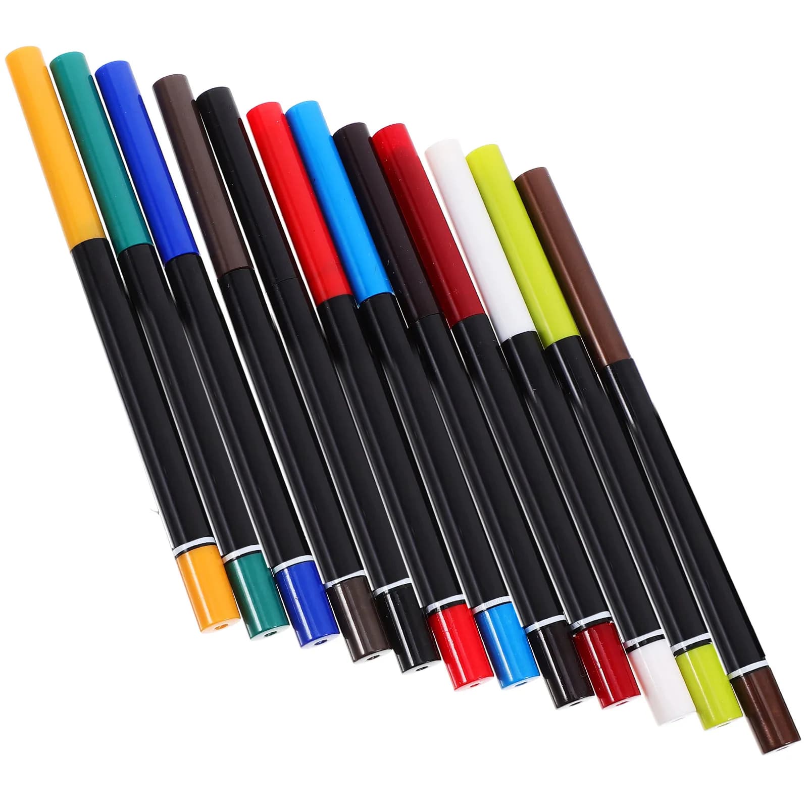 Set 12 Pezzi Matite Multifunzione per Occhi e Sopracciglia, Impermeabili, Facili da Applicare, Strumenti per il Trucco Femminile