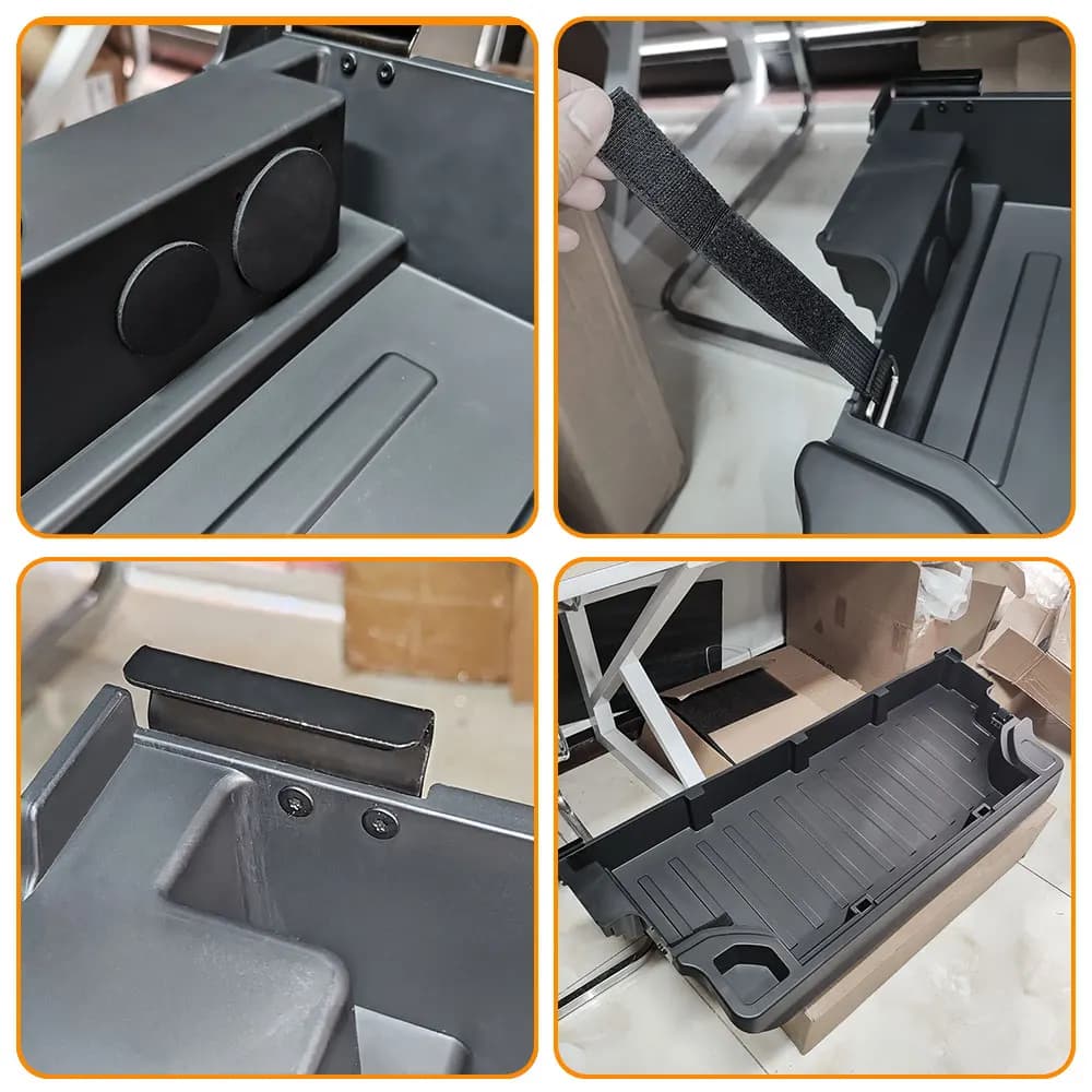 Scatola portaoggetti nera per bagagliaio posteriore per Defender 90 2020-2025 LR190078 LR190079 Accessori auto