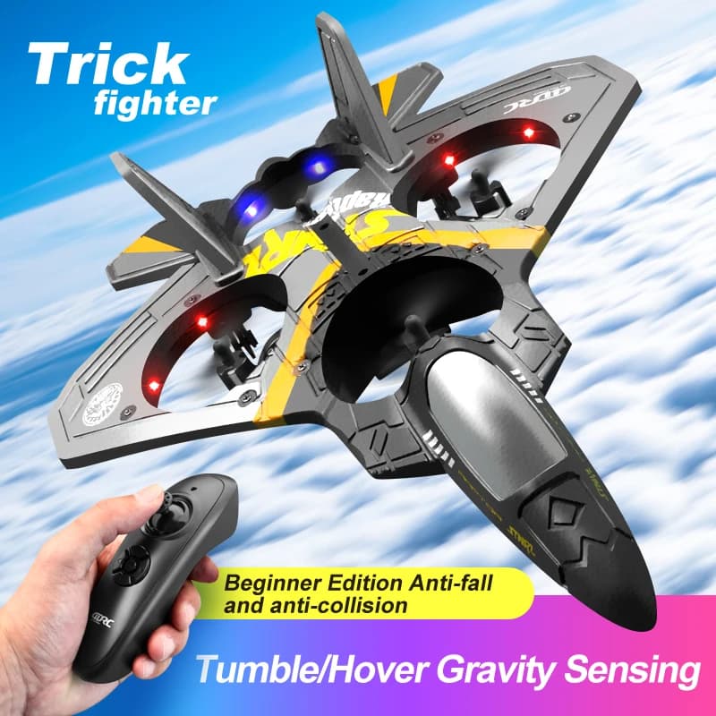 V17 RC telecomando aereo 2.4G telecomando Fighter Hobby aereo aliante aereo EPP schiuma giocattoli RC drone regalo per bambini