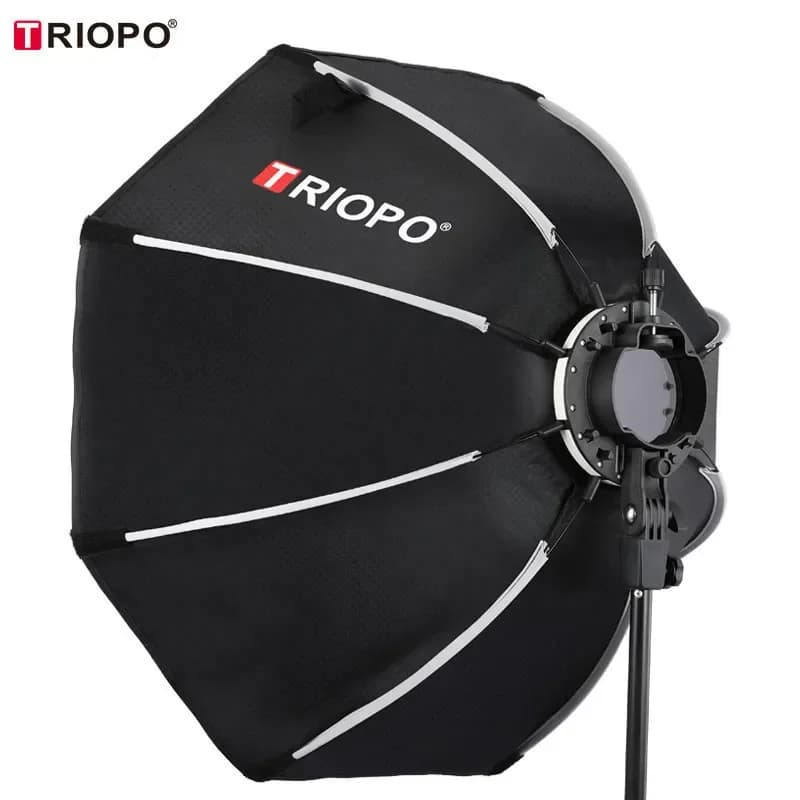 TRIOPO KX 65cm 90cm Softbox Ottagono Ombrello Luce Box For Godox AD200 V1 Speedlite Flash Light Photography Studio Accessories