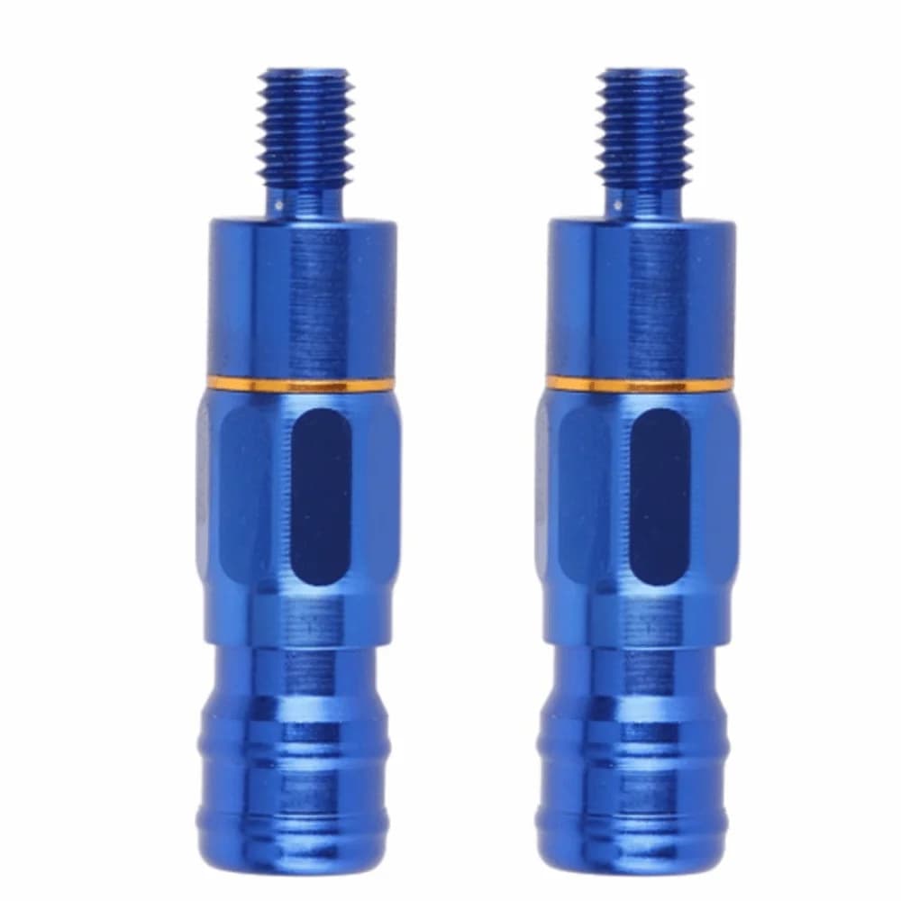 2 Pezzi Connettore per Rod Pod in Lega di Alluminio con Vite da 8MM, 3 Colori, Connettore per Canna da Pesca Leggero, Connettore Monopezzo per Guadino