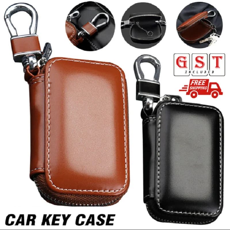 Borsa portachiavi da uomo in fibra di carbonio Organizzatore multifunzione Porta portafoglio Smart Housekeeper Car Custodia universale per chiavi piccola da donna