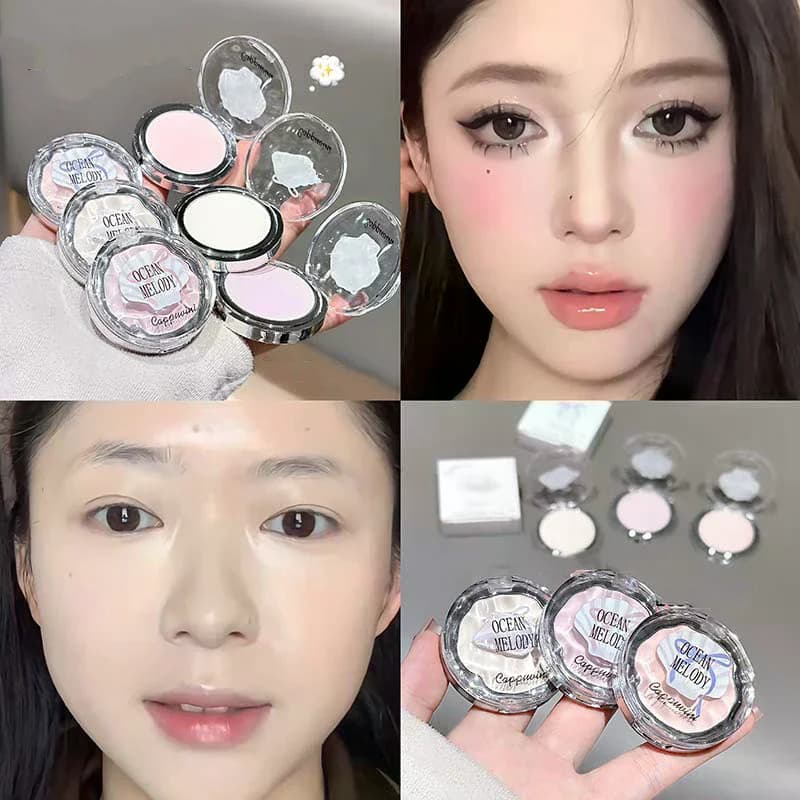 Palette Illuminante Cappuvini, Ombretto Opaco per Viso, Pigmento Duraturo, Contorno Occhi Luminoso, Correttore Cosmetico