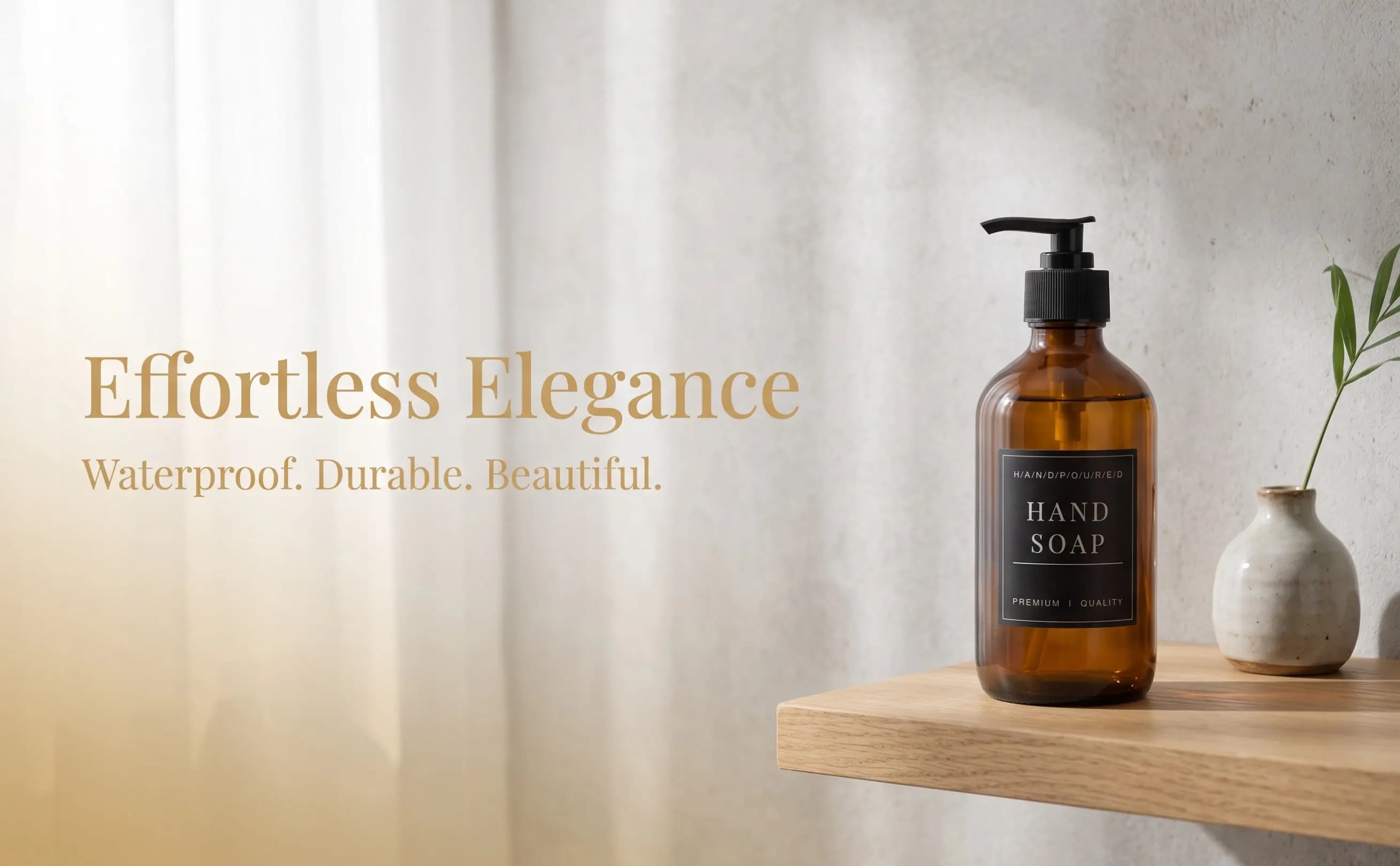 24Pcs Waterproof Bottle Labels Bathroom Soap Dispenser Stickers Removable Hand Soap Shampoo Conditioner Organizer