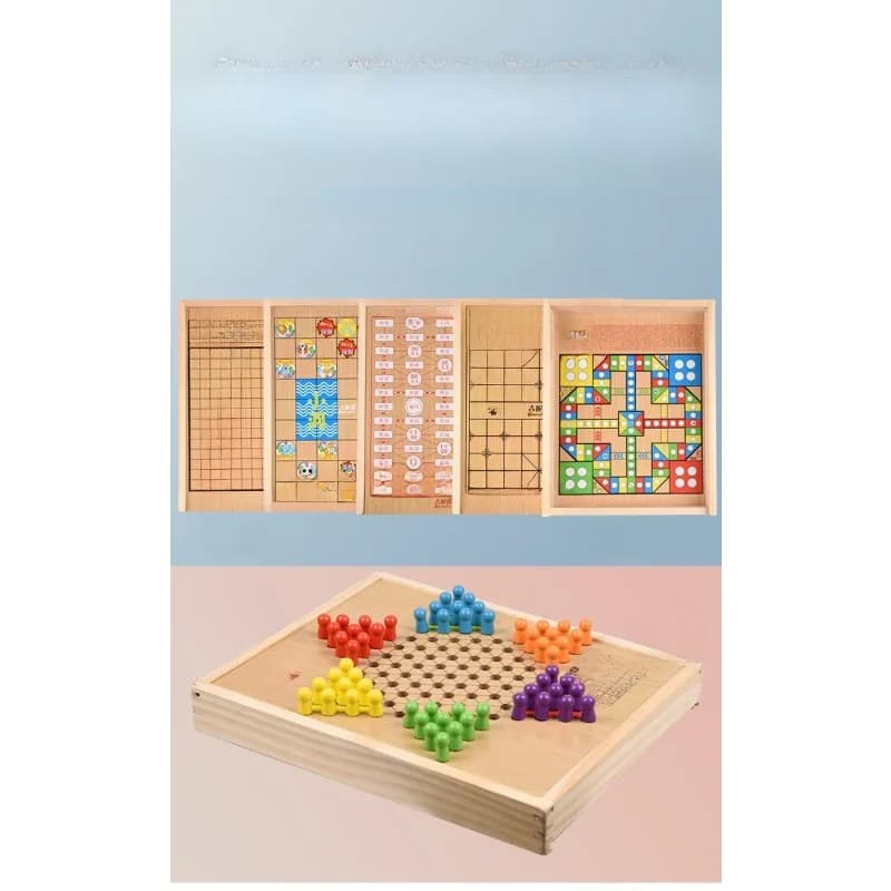 Multifunctional checkers, flying chess, backgammon, chess
