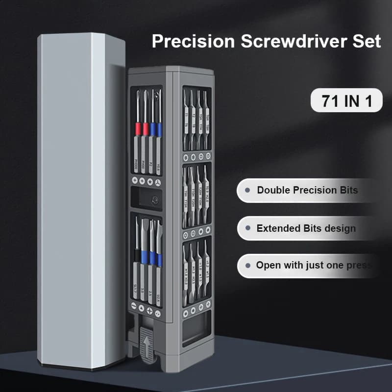 Screwdriver Set 71 in 1 Precision Magnetic Screwdriver Point Professional Multifunction Repair Tool for iPhone Xiaomi Watch PC