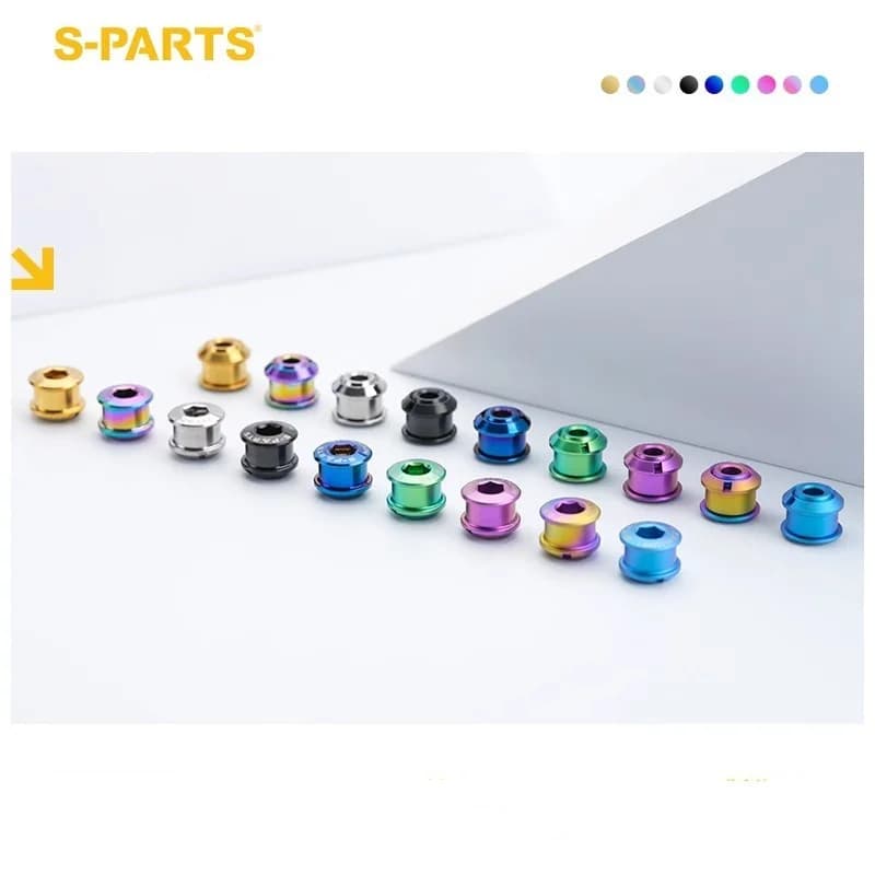 sparte dado in titanio per vite di incatenatura shimano ruota catena dado di bloccaggio 3,5 mm 5 mm 7 mm