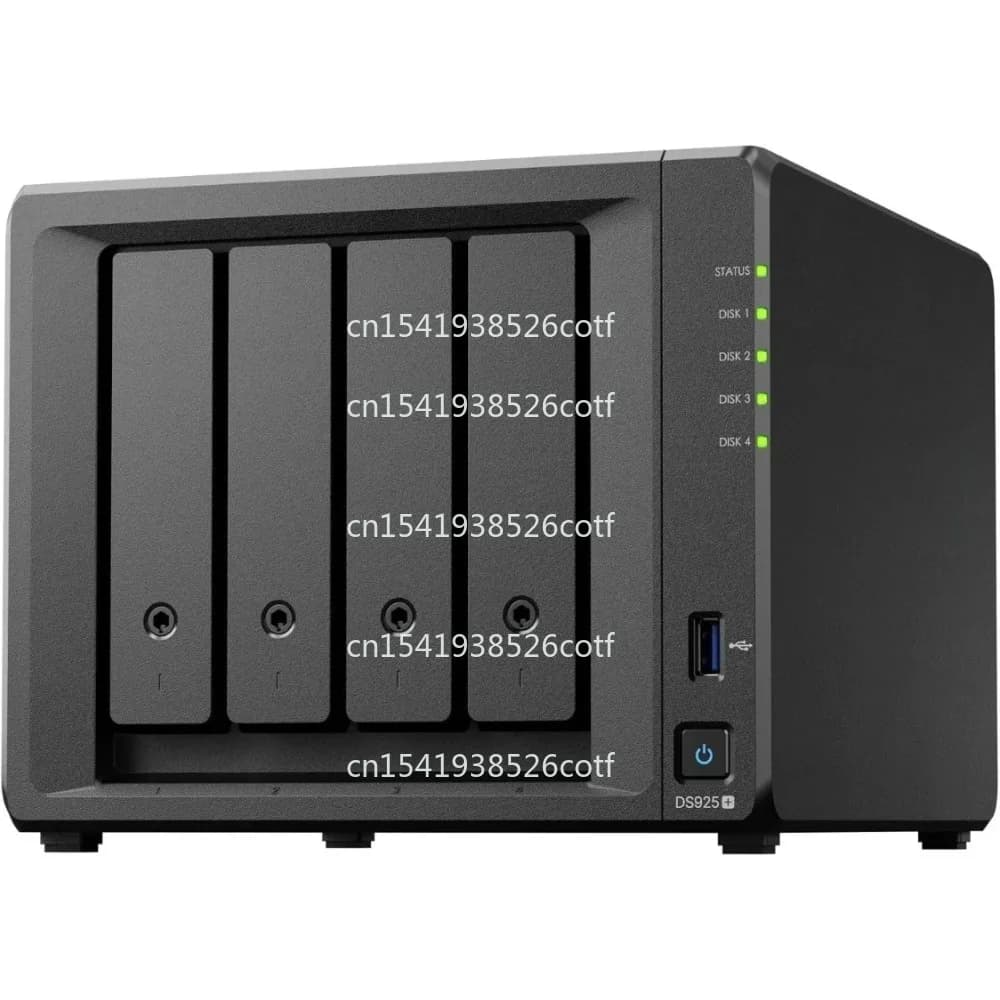 Server di Archiviazione NAS DS925+ a 4 Bay Senza Dischi ad Alte Prestazioni