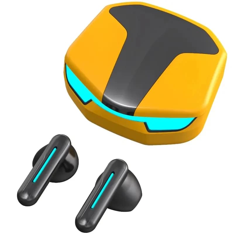 Bluetooth 5.2 Wireless Earphones Low Late TWS Earphones Waterproof Sports Game Suction Resistant Mobile Phone Universal Noise for Games