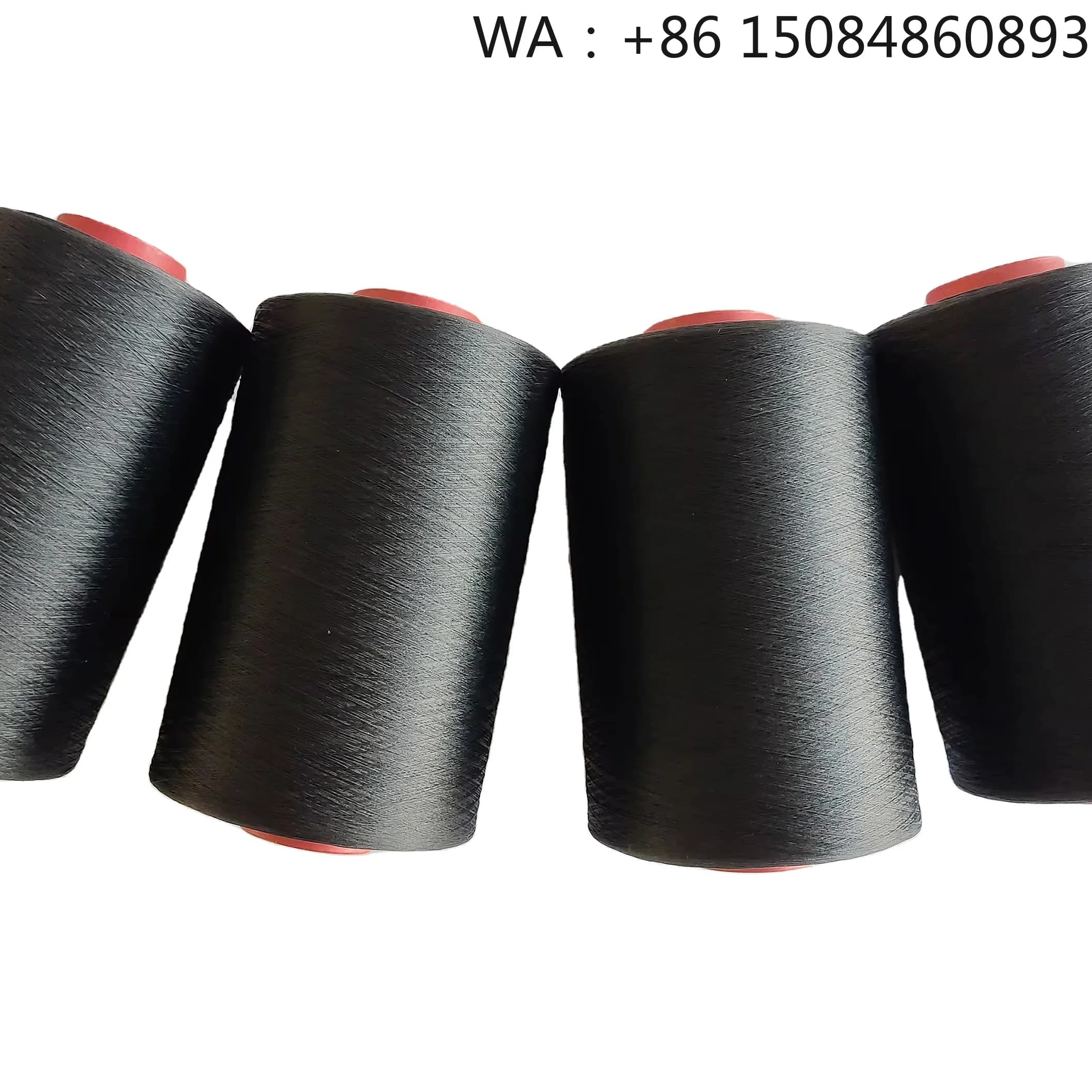 20D-600D ESD carbon yarn, black carbon fiber thread for anti-static fabric and textile production