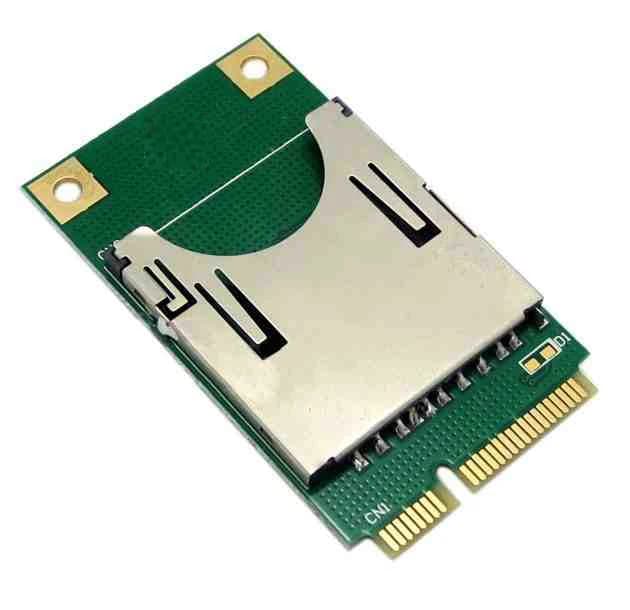 Mini PCI-E Express pcie pci express pci-express a SD SDHC MMC Adattatore di memoria Lettore convertitore di schede