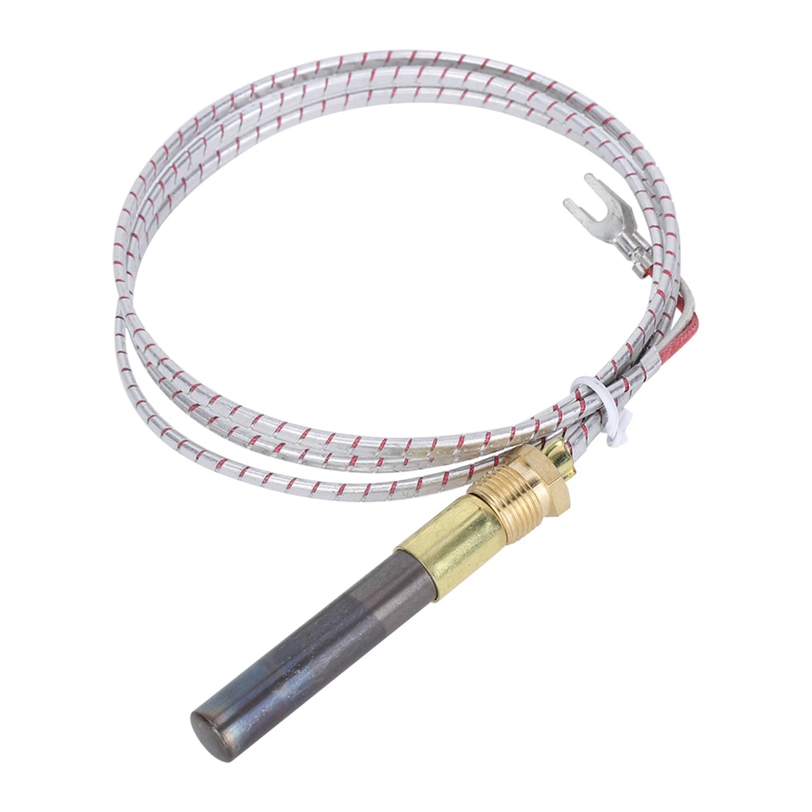 Termocoppia di Ricambio a 2 Fili, Generatore di Termopile in Rame per Caminetti a Gas, Stufe e Riscaldatori, Accessori per Termopile