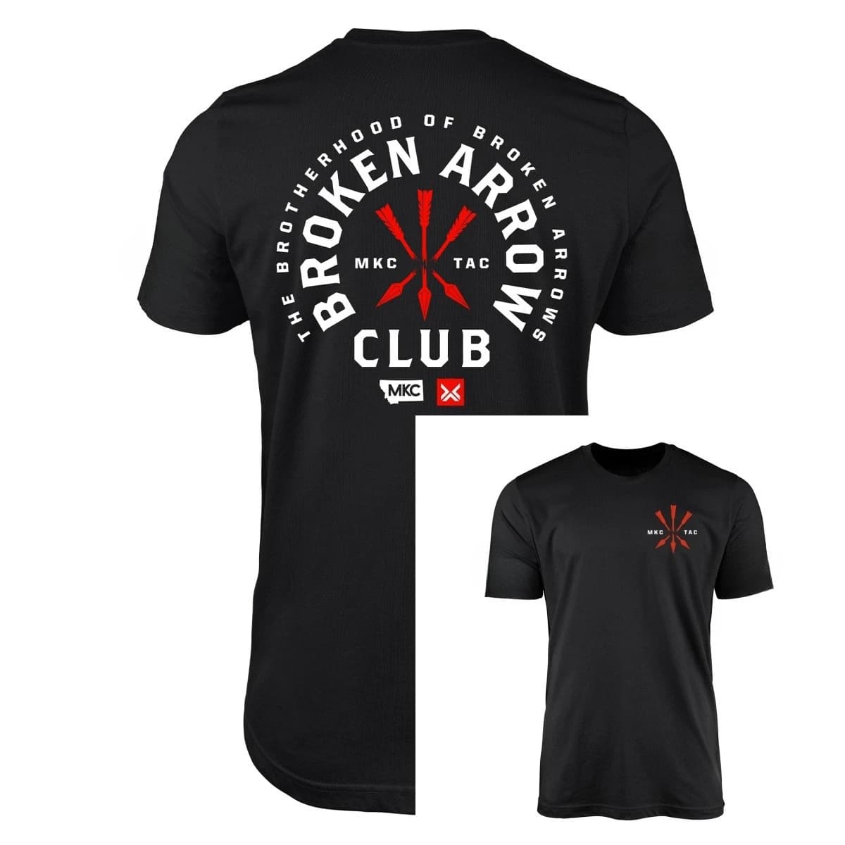 Rara Maglietta Tattica MKC BROKEN ARROW CLUB TAC TEE, Stile Unisex di Lusso di Alta Gamma per Uomini e Donne