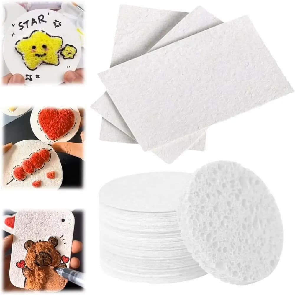 10 pezzi di carta per pittura texture schiuma fai da te carta per texture gonfia creativa 3D disegno magico strumento artigianale giocattolo educativo per bambini regalo