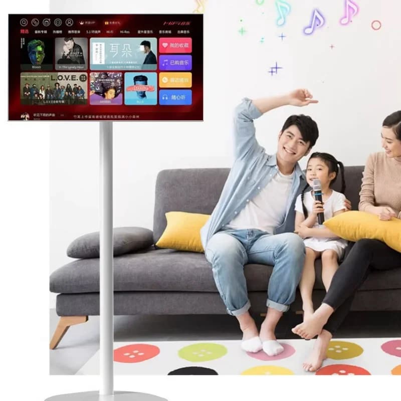 La macchina pubblicitaria integrata con lo schermo mobile per l'intrattenimento domestico è supporti per tablet da 21,5 pollici Accessori e parti per tablet